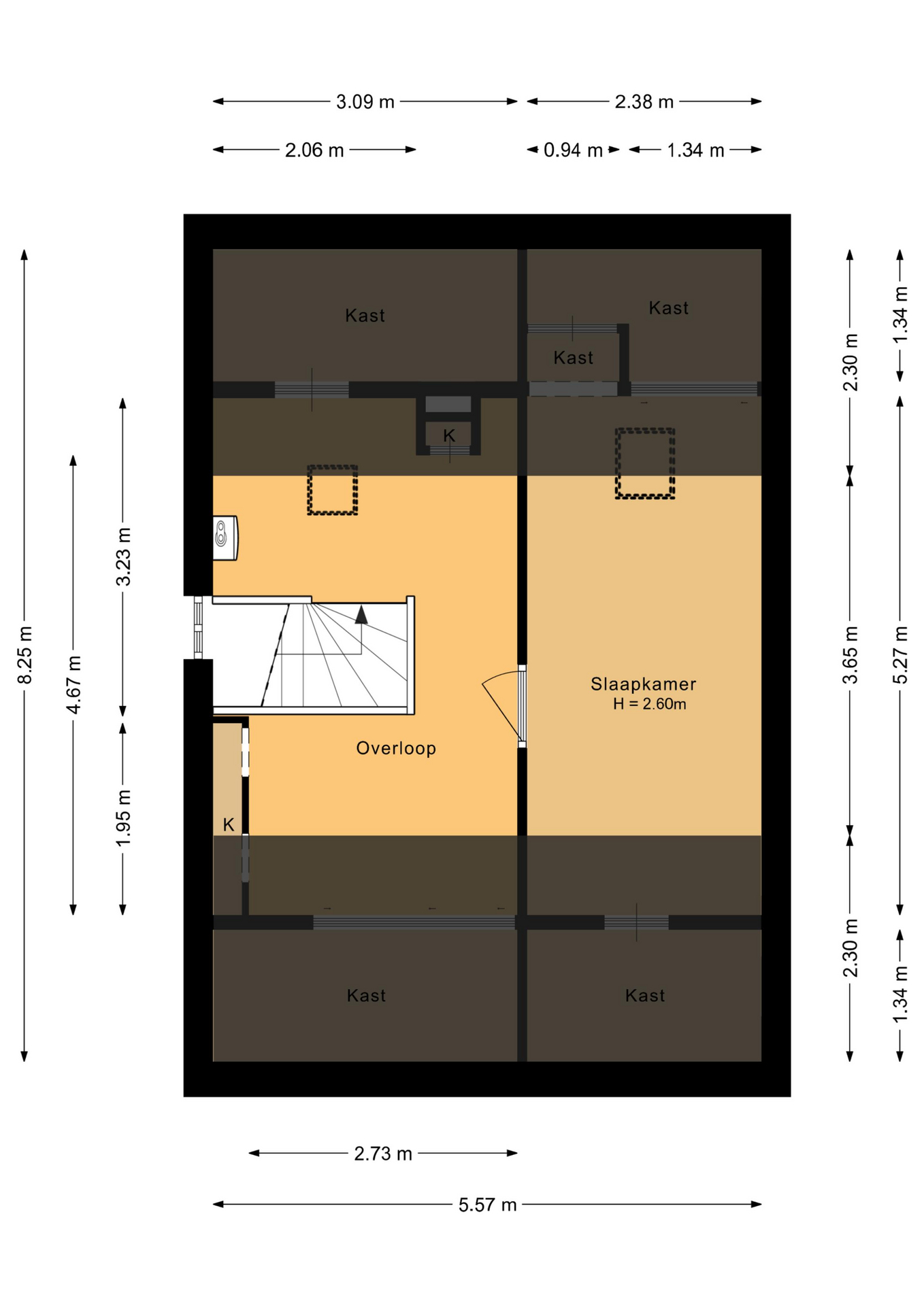 Botter 38 32 - 8243 KD - lelystad-plattegrond-3